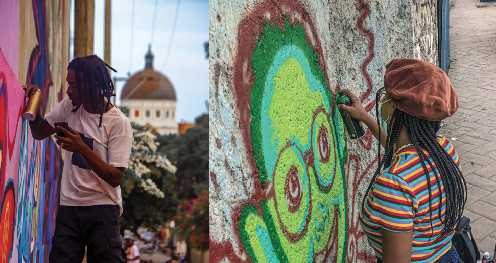 Deux graffeurs haïtiens à la 26e édition du Festival Cergy Soit